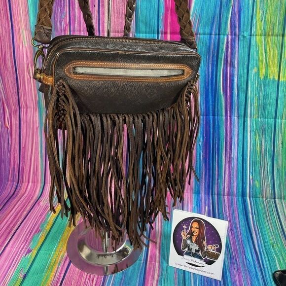 🔷️Louis Vuitton Vintage Boho Riviera Bag with Fringe - Picture 2 of 8